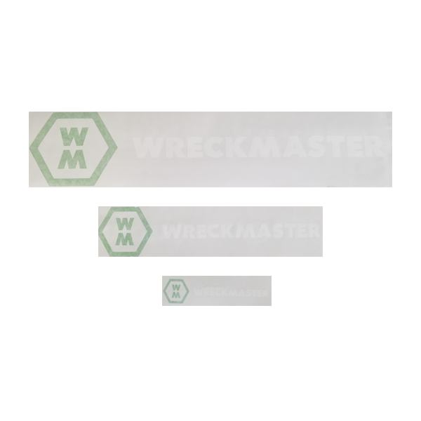 New WreckMaster Decals in White