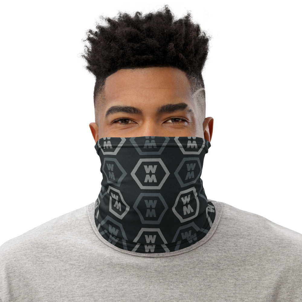 Black & Grey Neck Gaiter