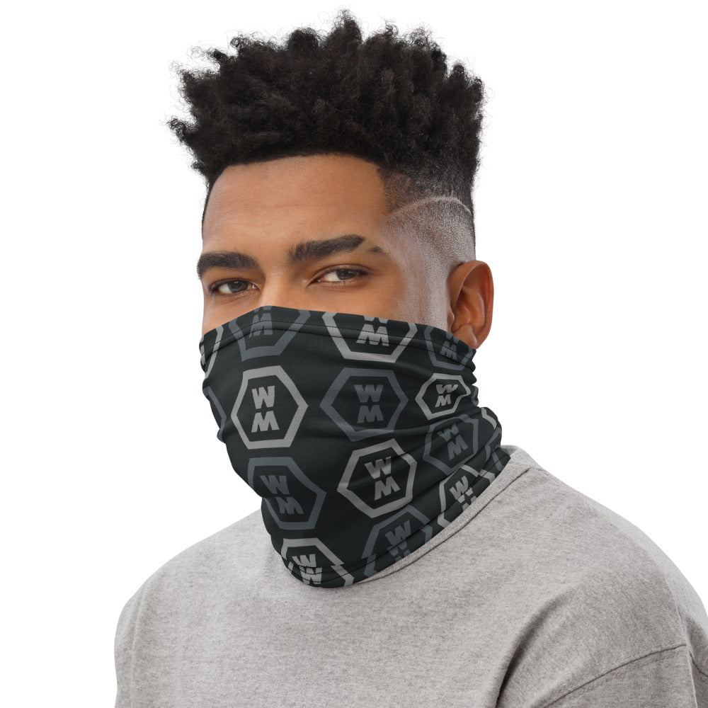 Black & Grey Neck Gaiter