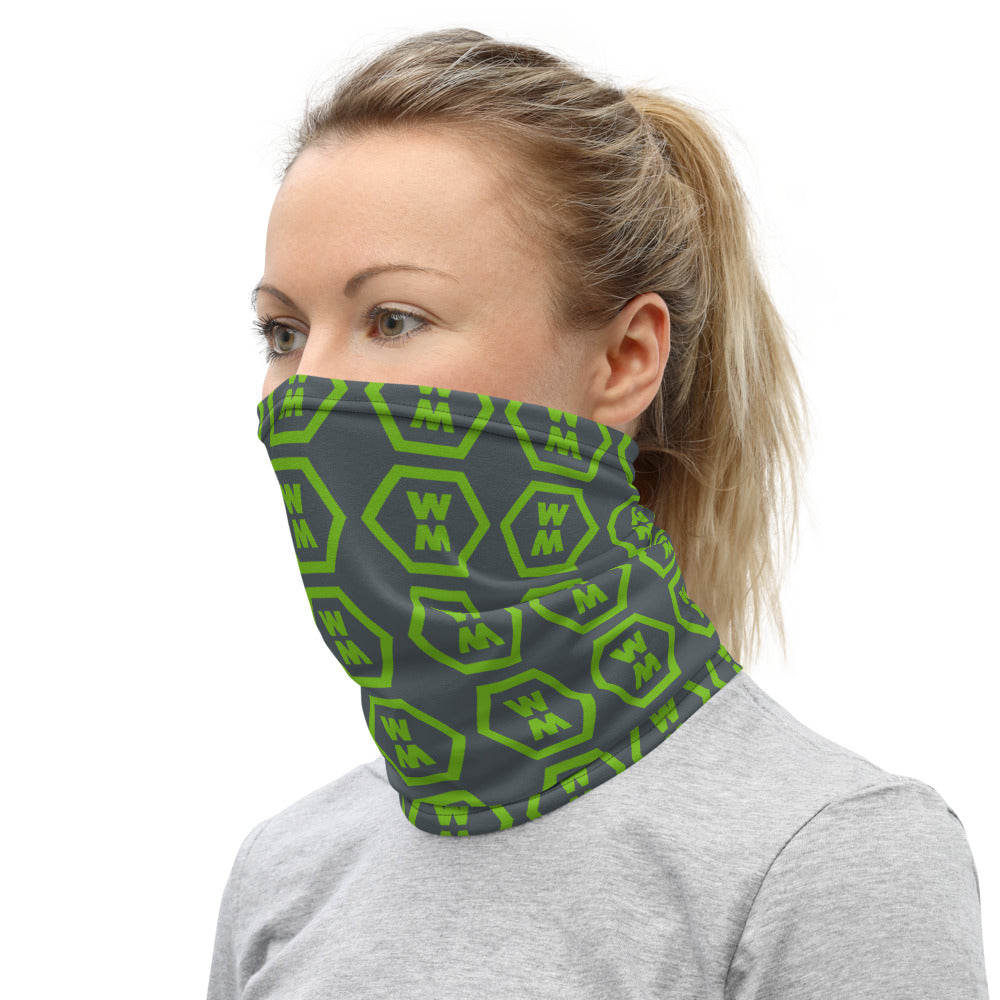Green & Grey Neck Gaiter