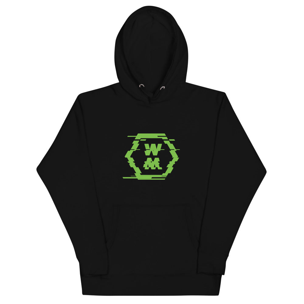 WM Glitch Logo Unisex Hoodie