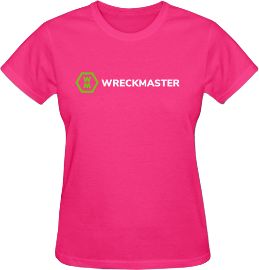 WreckMaster Pink T-Shirts New Logo